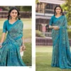 Vipul Heritage Silk Vol 14 Crepe Printed Casual Wear Saree Collection