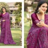 Vipul Heritage Silk Vol 14 Crepe Printed Casual Wear Saree Collection