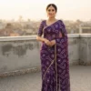 Vt 6092 T Fandy Satin Silk Beautiful Hand Worked Saree Collection