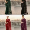 Vt 833 T Georgette Silk Sequence Worked Premium Saree Collection
