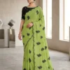 Ah Nexon Georgette Embroidered Fancy Saree Collection