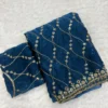 Ah Silver Fendy Chiffon Embroidery Worked Fancy Saree Collection