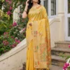 Ast Linen Grace Soft Linen Cotton Festival Wear Saree Collection