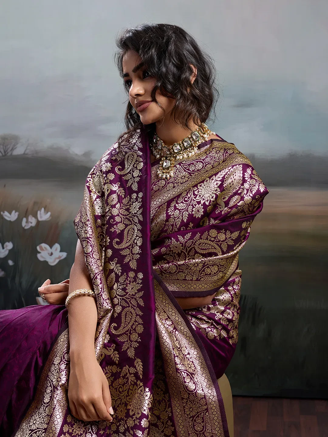 Ast Rajwada Silk Soft Silk Blend Festival Saree Collection