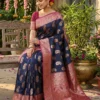 Ast Rashmika Silk Soft Silk Blend Festival Saree Collection