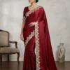 Fashionable Ah Rangoli Silk Embroidery Worked Fancy Saree Collection