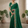 Fashionable Ah Rangoli Silk Embroidery Worked Fancy Saree Collection