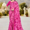 Jalnidhi Nikita Georgette with Laheriya Concept Saree Collection