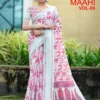 Kashvi Maahi Vol 6 Linen with Sequence Border Saree Collection