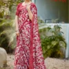 Kashvi Ruhani Vol 18 Dull Moss Satin Patta Saree Collection
