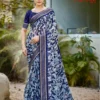 Kashvi Ruhani Vol 18 Dull Moss Satin Patta Saree Collection