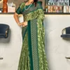 Kashvi Shivika Vol 3 Black Moss Foil Printed Saree Collection