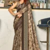 Kashvi Shivika Vol 3 Black Moss Foil Printed Saree Collection