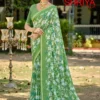 Kashvi Shriya Vol 01 Dull Moss Viscose Saree Collection