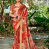 Kashvi Silika Vol 2 Brigth Moss Viscose Digital Printed Saree Collection