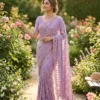 Kc 2107 Soft Space Silk Beautiful Sequence Worked Designer Saree Collection