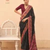 Kreshva Paakhi Chanderi Silk with Katha Work Saree Collection