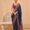 Kreshva Paakhi Chanderi Silk with Katha Work Saree Collection