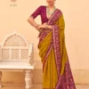 Kreshva Paakhi Chanderi Silk with Katha Work Saree Collection