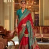 Kreshva Queen Pure Silk with Marmo Finish Designer Saree Collection
