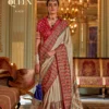 Kreshva Queen Pure Silk with Marmo Finish Designer Saree Collection
