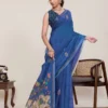 Maahi 217 Linen Printed Casual Wear Fancy Saree Collection