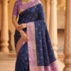 Mb 3325 Banarasi Silk Zari Weaving Saree Collection