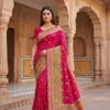 Mb 47 Pashmina Silk Floral Motifs Festival Saree Collection