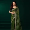 Meera 332 Party Wear Sequence Embroidery Worked Net Saree Collection