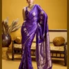 Rajtex Kanthkala Vama Satin Silk Handloom Weaving Traditional Saree Collection