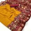 Rajyog Taj D No 5701 to 05 Soft Mul Cotton Temple Printed Fancy Saree Collection