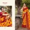 Ramrasiya Madhav Fancy Georgette with Lace Wokred Saree Collection