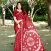 Sb Bandhej B Chinon Bandhani Printed Fancy Saree Collection