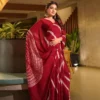 Sb Shibori Pure Chinon Fancy Saree Collection