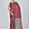 Scvf Warli Linen Cotton Warli Printed Summer Saree Collection