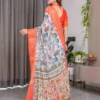 Shc 01 to 07 Pure Handloom Linen Floral Printed Saree Collection