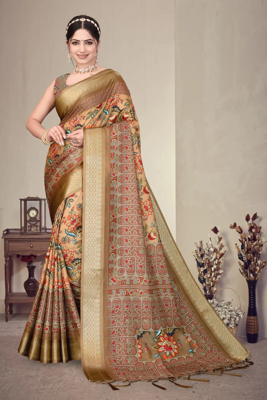 Shc Axali Vol 1 Cotton Silk Digital Printed Saree Collection