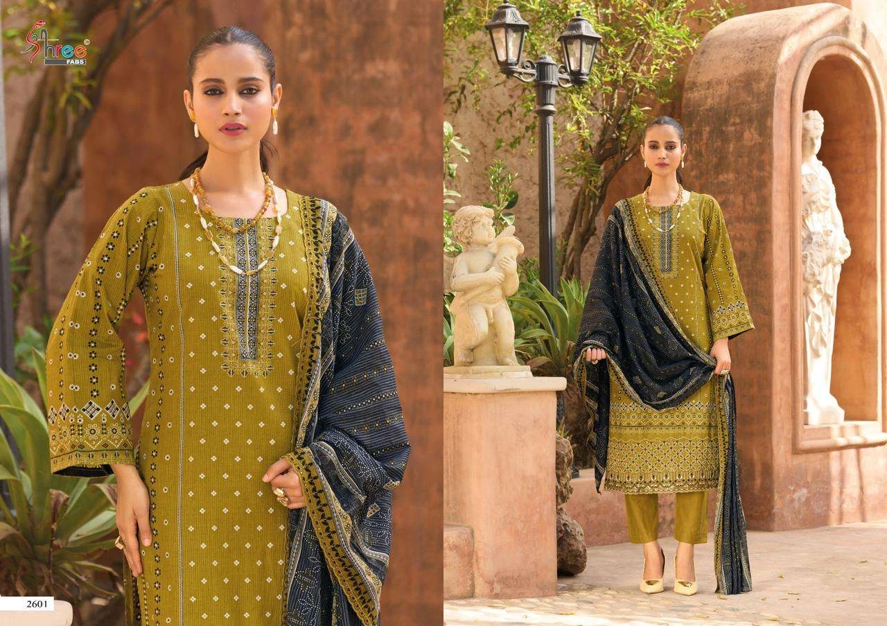 Shree Fab Bin Saeed Lawn Collection Vol 26