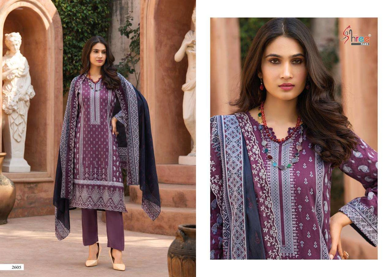 Shree Fab Bin Saeed Lawn Collection Vol 26