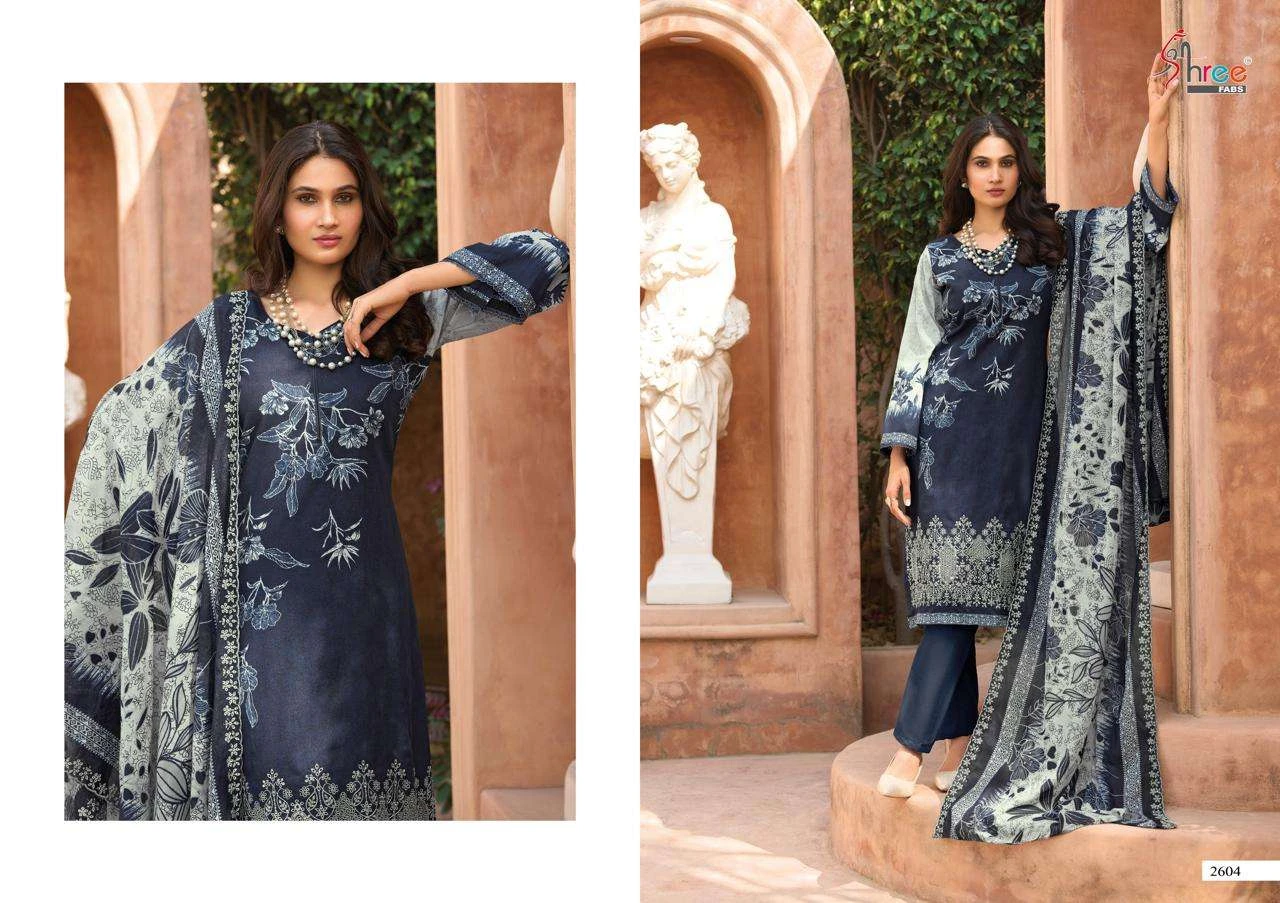 Shree Fab Bin Saeed Lawn Collection Vol 26