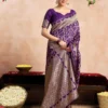 Sm Pari 229 Silk Woven Work Festival Saree Collection