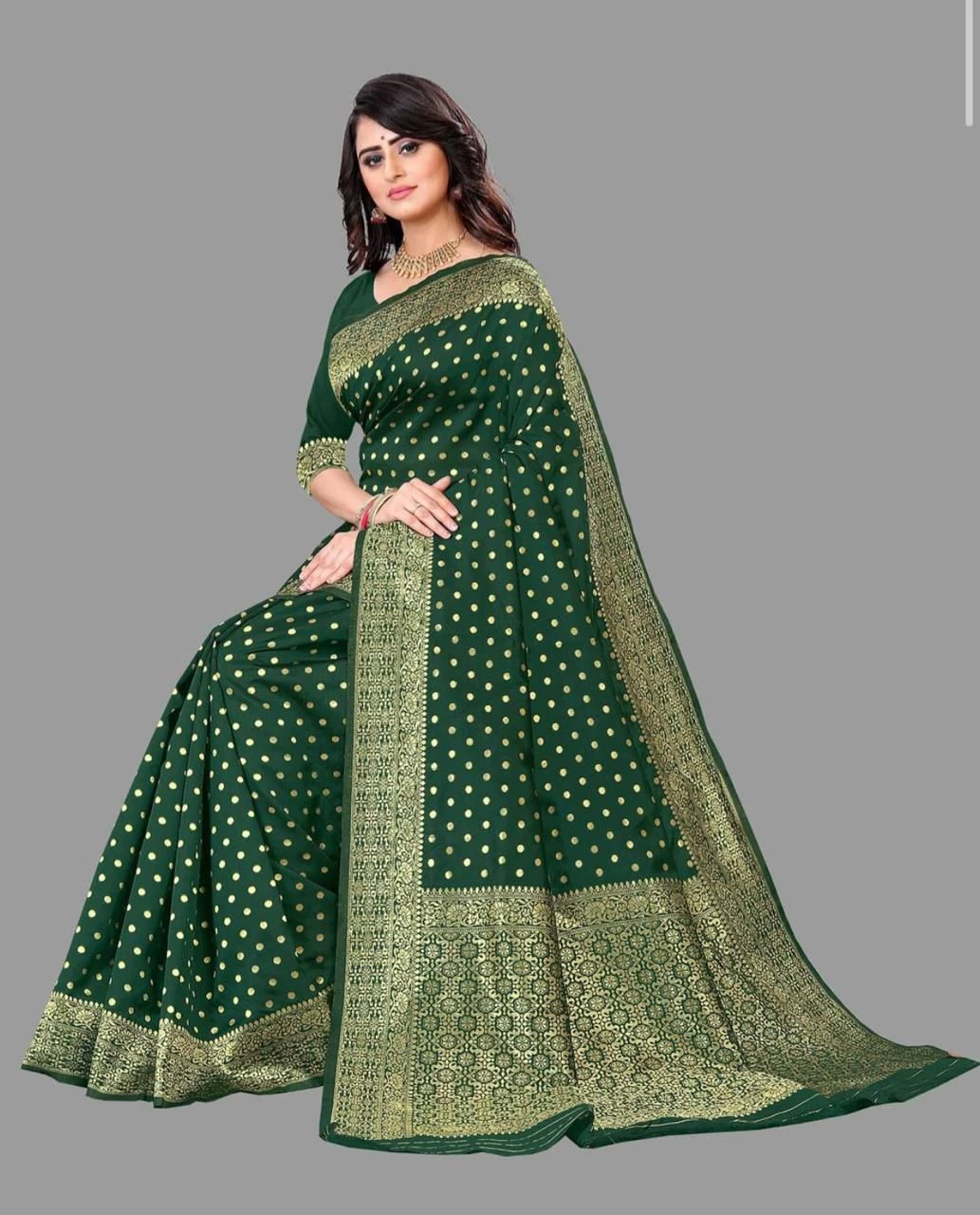 Soft Silk 4012 Soft Lichi Silk Jacquard Worked Saree Collection