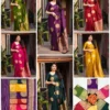Soft Silk 5062 Lichi Silk Jacquard Worked Fancy Saree Collection