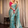 Soft Silk 5069 Lichi Silk Jacquard Work Saree Collection