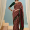 Tara 5001 to 5005 Pv Cotton Stripe Printed Saree Collection