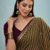 Tara 5001 to 5005 Pv Cotton Stripe Printed Saree Collection