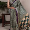 Taraa Kalki Vol 2 Dull Satin Printed Saree Collection
