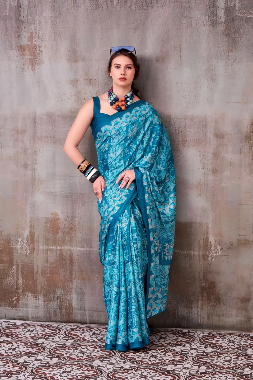 Taraa Kashviya Vol 1 Satin Silk Printed Saree Collection