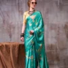 Taraa L 7012 Satin Silk Printed Party Wear Fancy Saree Collection