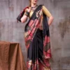 Taraa L 7012 Satin Silk Printed Party Wear Fancy Saree Collection